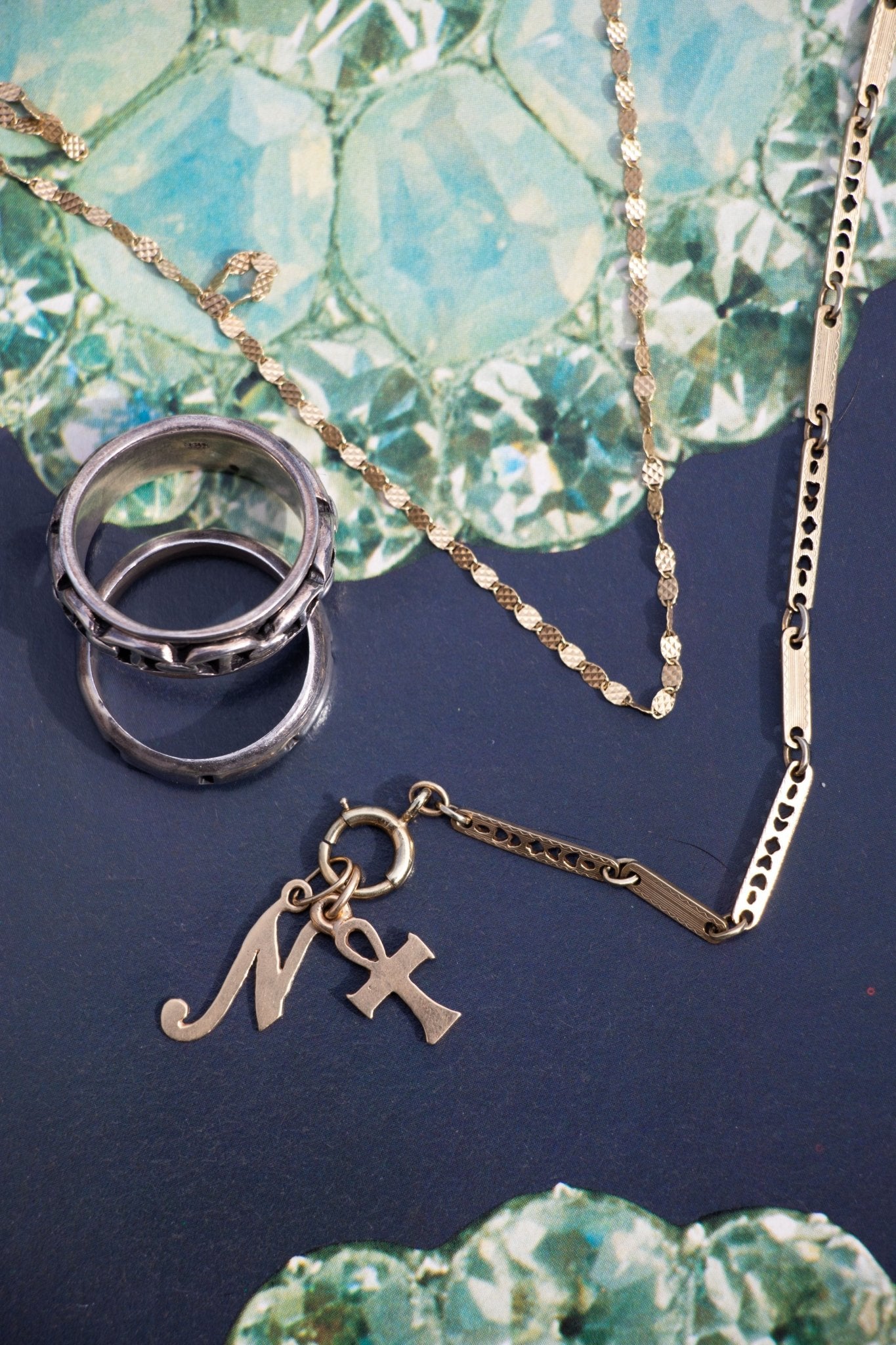 Charm - 14k Vintage Ankh Charm - LETTUCE STUDIOS