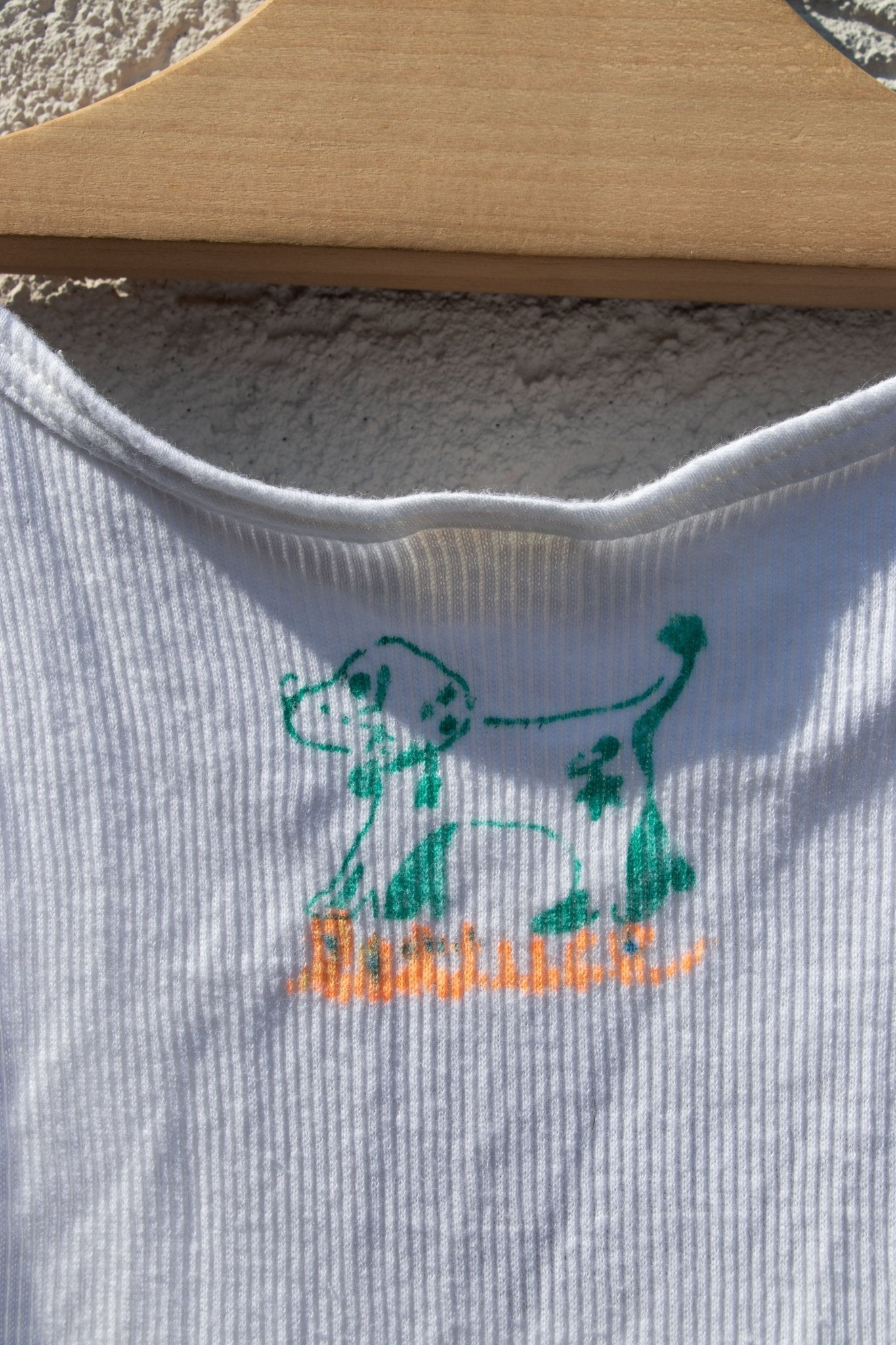 Tank Top - Lettuce Bunny Cropped Tank no. 1 - Lettuce Goods