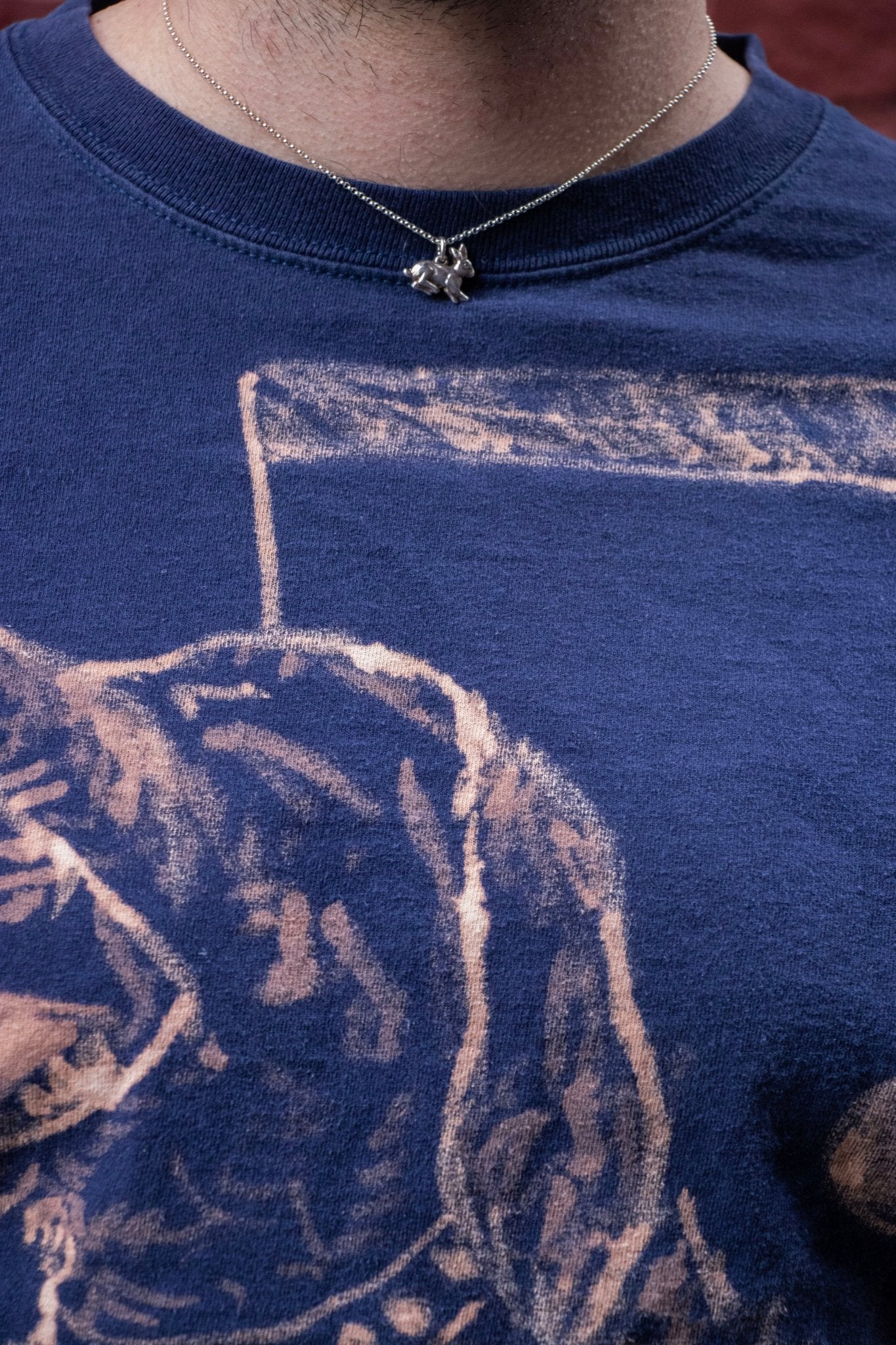 T-Shirt - Music Dog Navy Vintage T-Shirt - Lettuce Goods