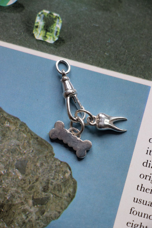 Charm - PRE - ORDER Dog Bone Charm | 14k Yellow Gold or Sterling Silver - Lettuce Goods