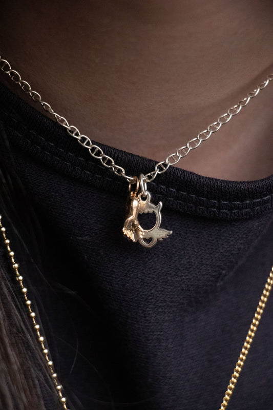 Charm - Sterling Silver Devangel Charm - Lettuce Goods