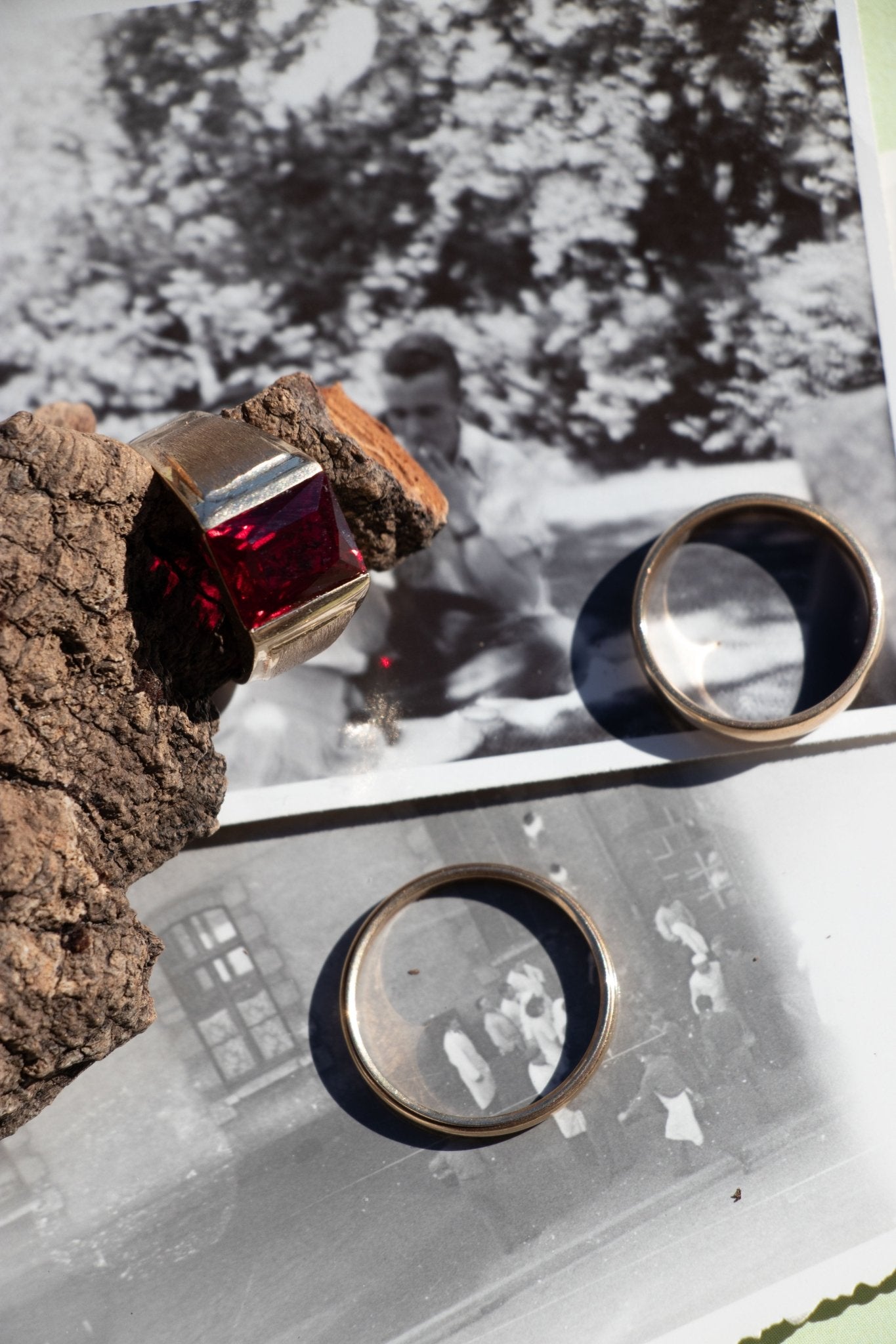 Ring - Vintage 14k Keepsake Band Ring - Lettuce Goods