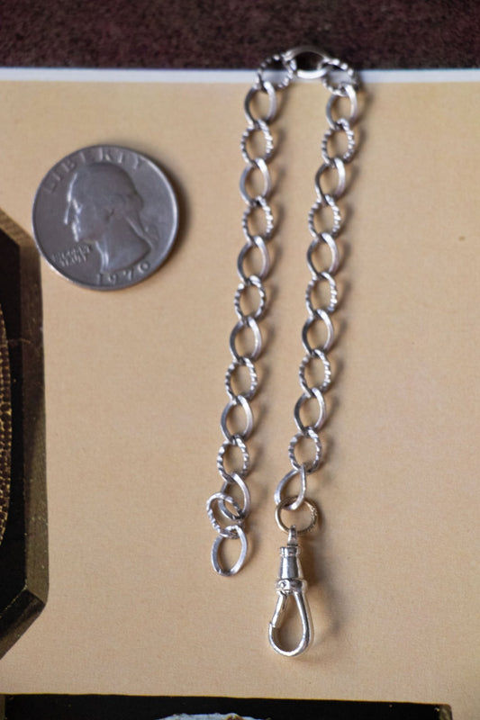 Bracelet - Vintage Sterling & 14k Dog Clipped Bracelet - Lettuce Goods