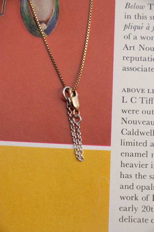 - Vintage Sterling & 14k Gold Connector - Lettuce Goods