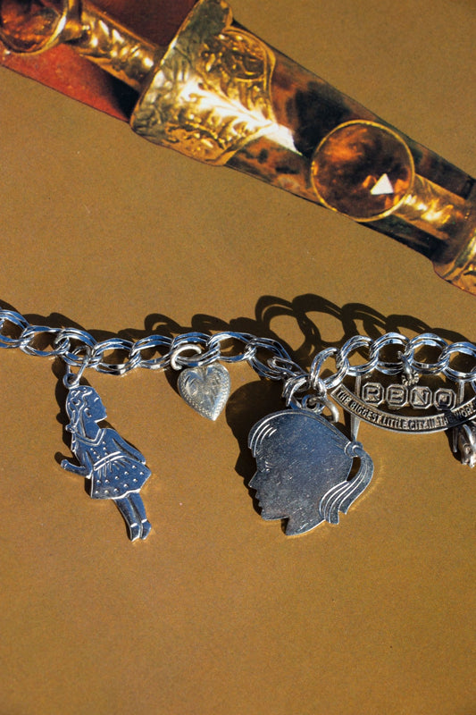 - Vintage Sterling Charm Bracelet - Lettuce Goods