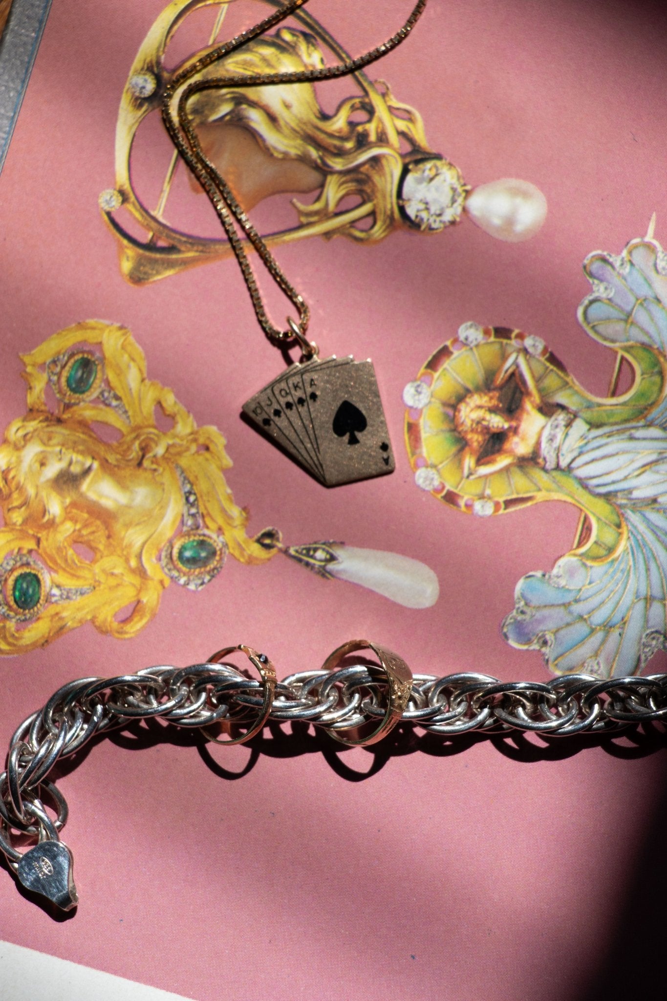 Bracelet - Vintage Sterling Silver Chunky Rope Bracelet - Lettuce Goods