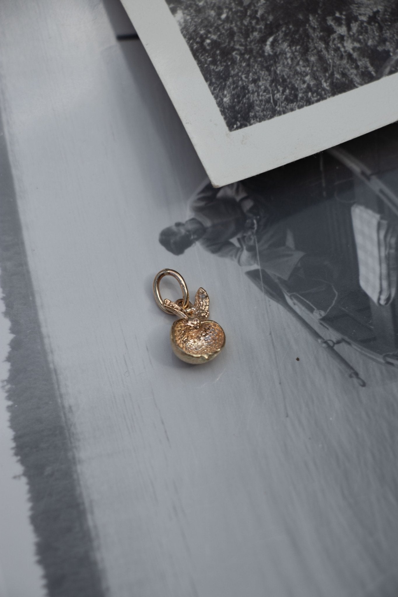 Charm - 14k Gold Apple Charm - Lettuce Goods