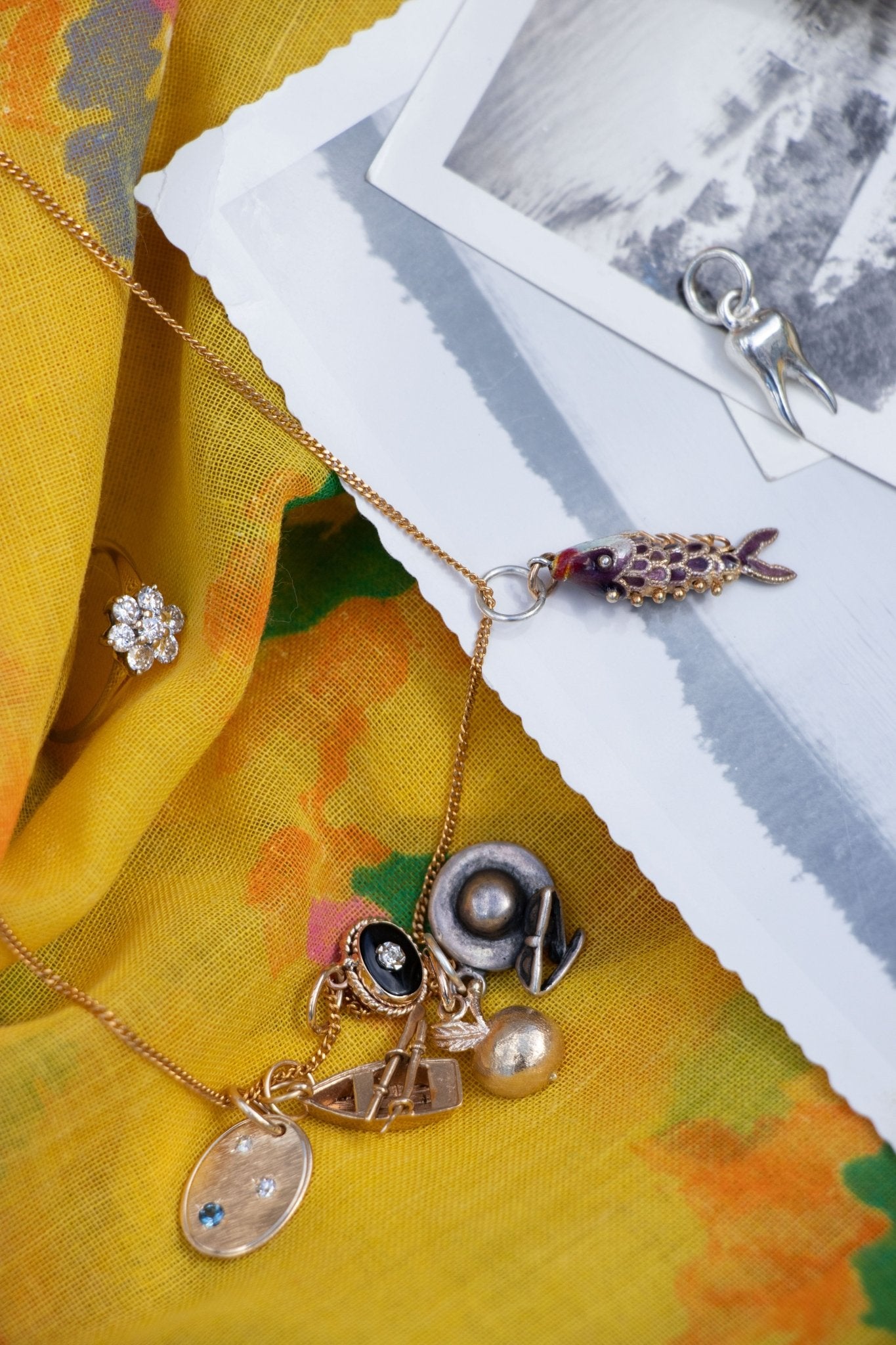 Charm - 14k Gold Scatter Charm no. 1 - Lettuce Goods