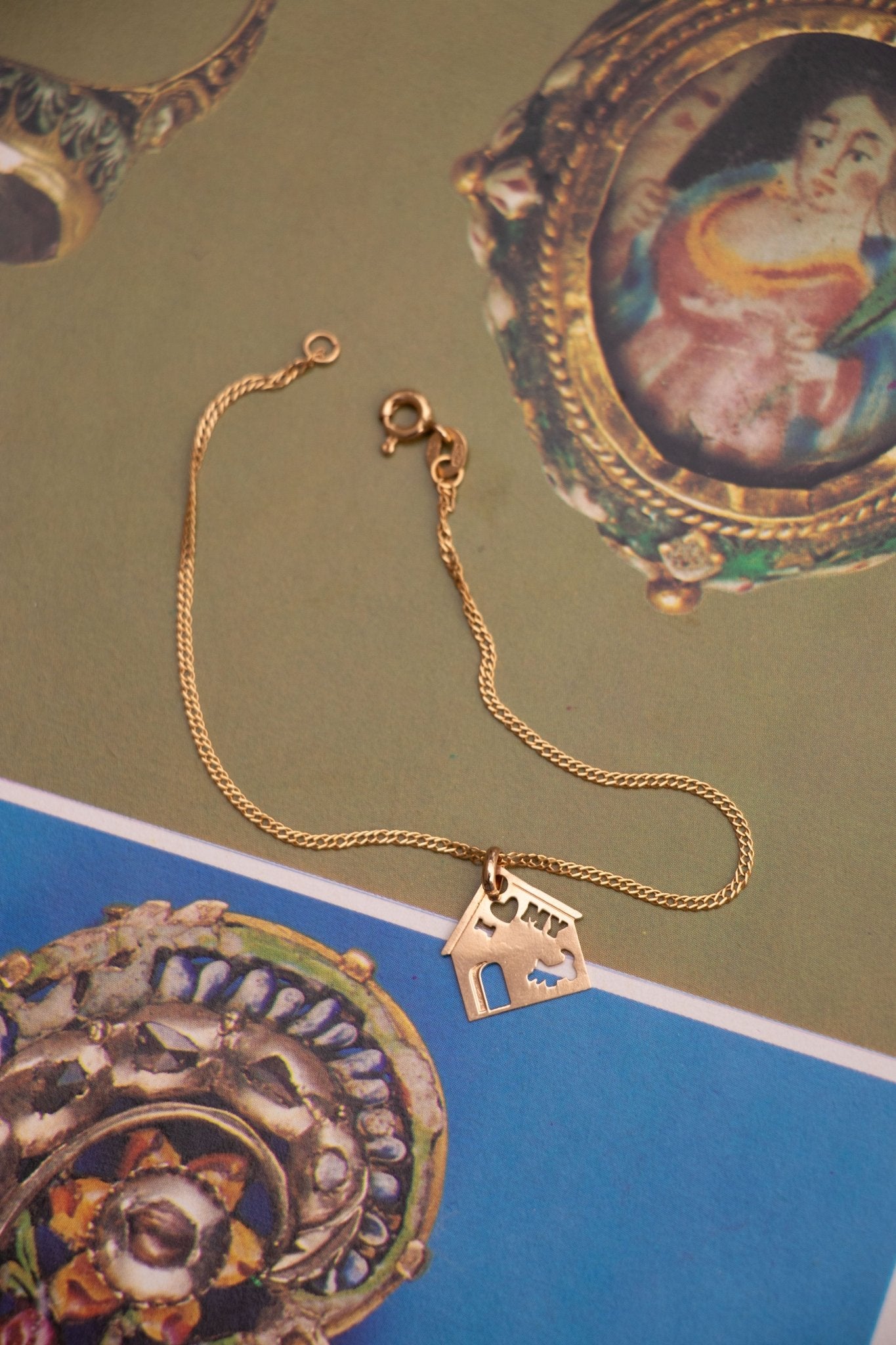 Charm - 14k Vintage I <3 My Dog House Charm - Lettuce Goods