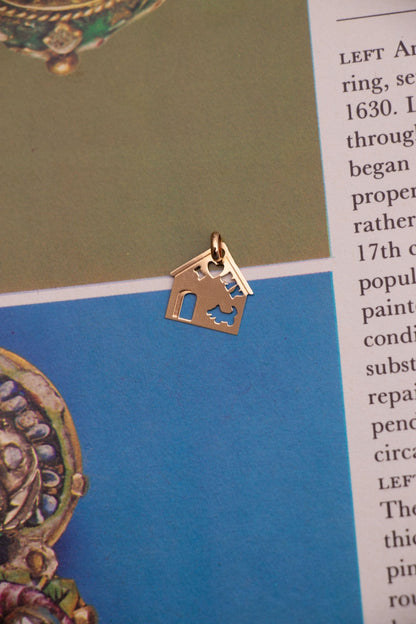 Charm - 14k Vintage I <3 My Dog House Charm - Lettuce Goods