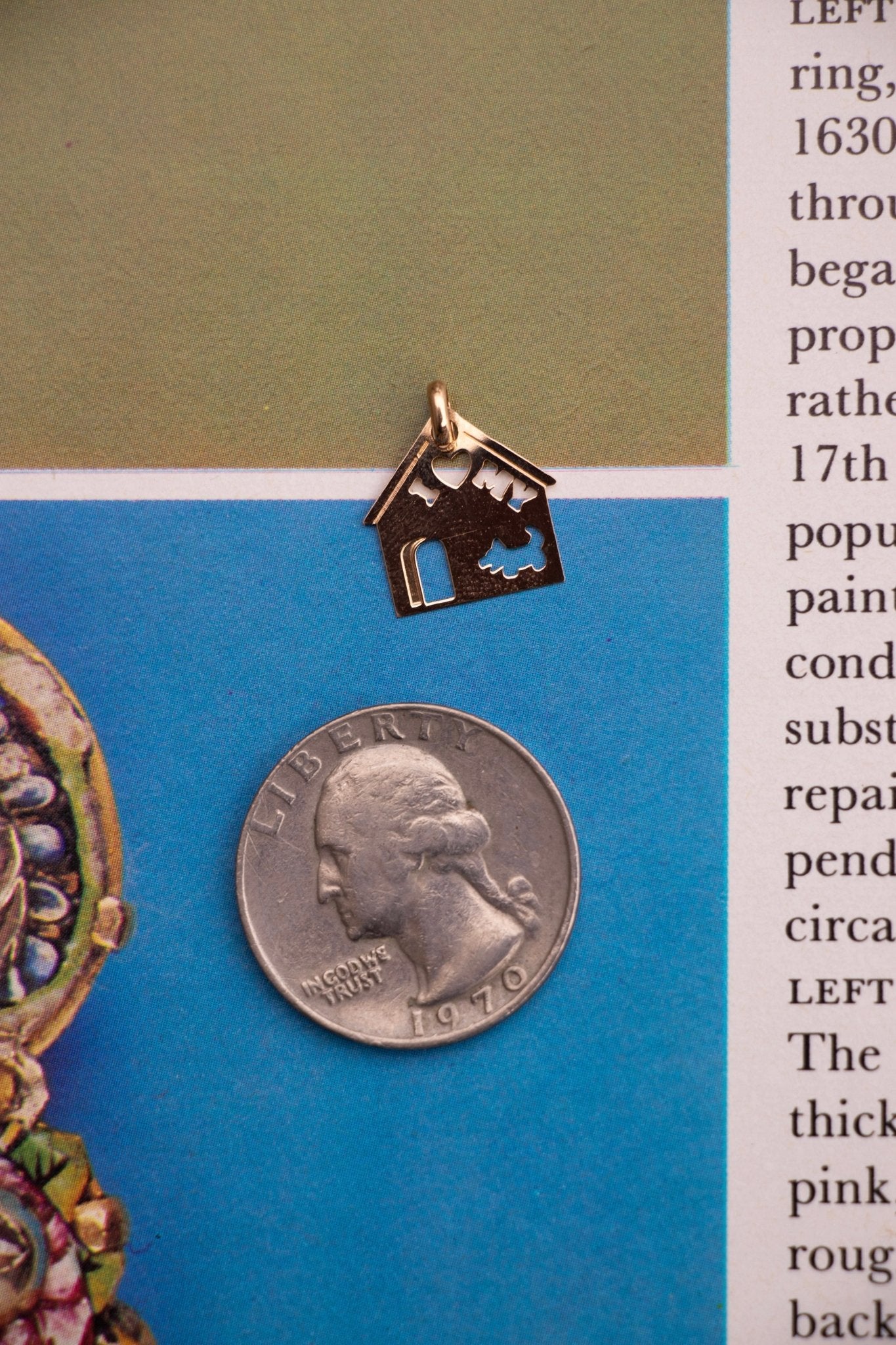 Charm - 14k Vintage I <3 My Dog House Charm - Lettuce Goods