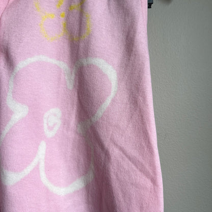 Lettuce Floral Cropped Vintage Polo