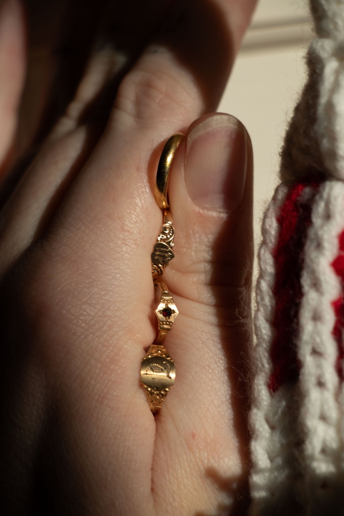  - Antique 10k Baby Rings - Lettuce Goods