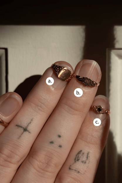  - Antique 10k Baby Rings - Lettuce Goods