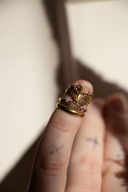  - Antique 10k Baby Rings - Lettuce Goods