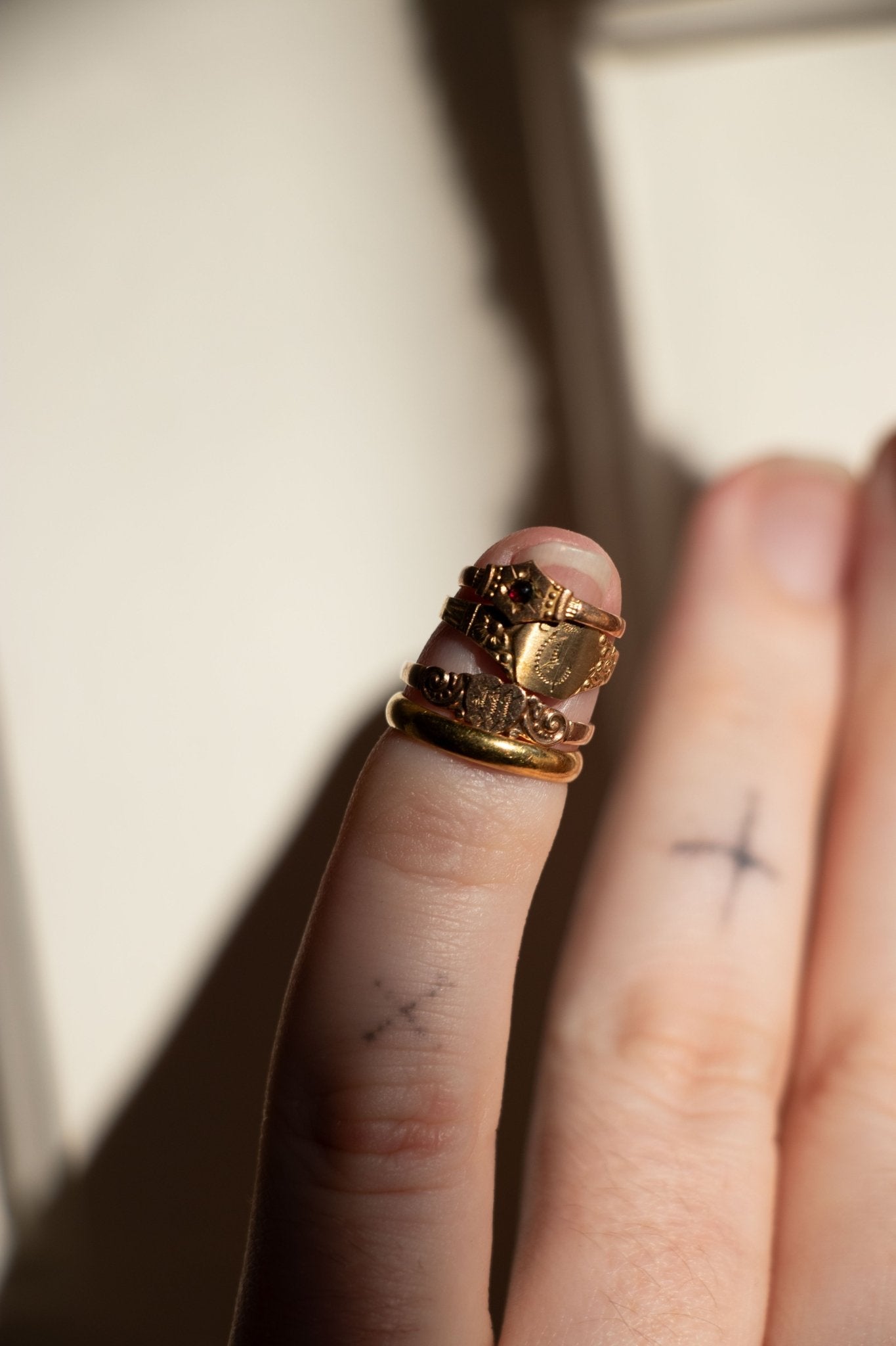  - Antique 10k Baby Rings - Lettuce Goods