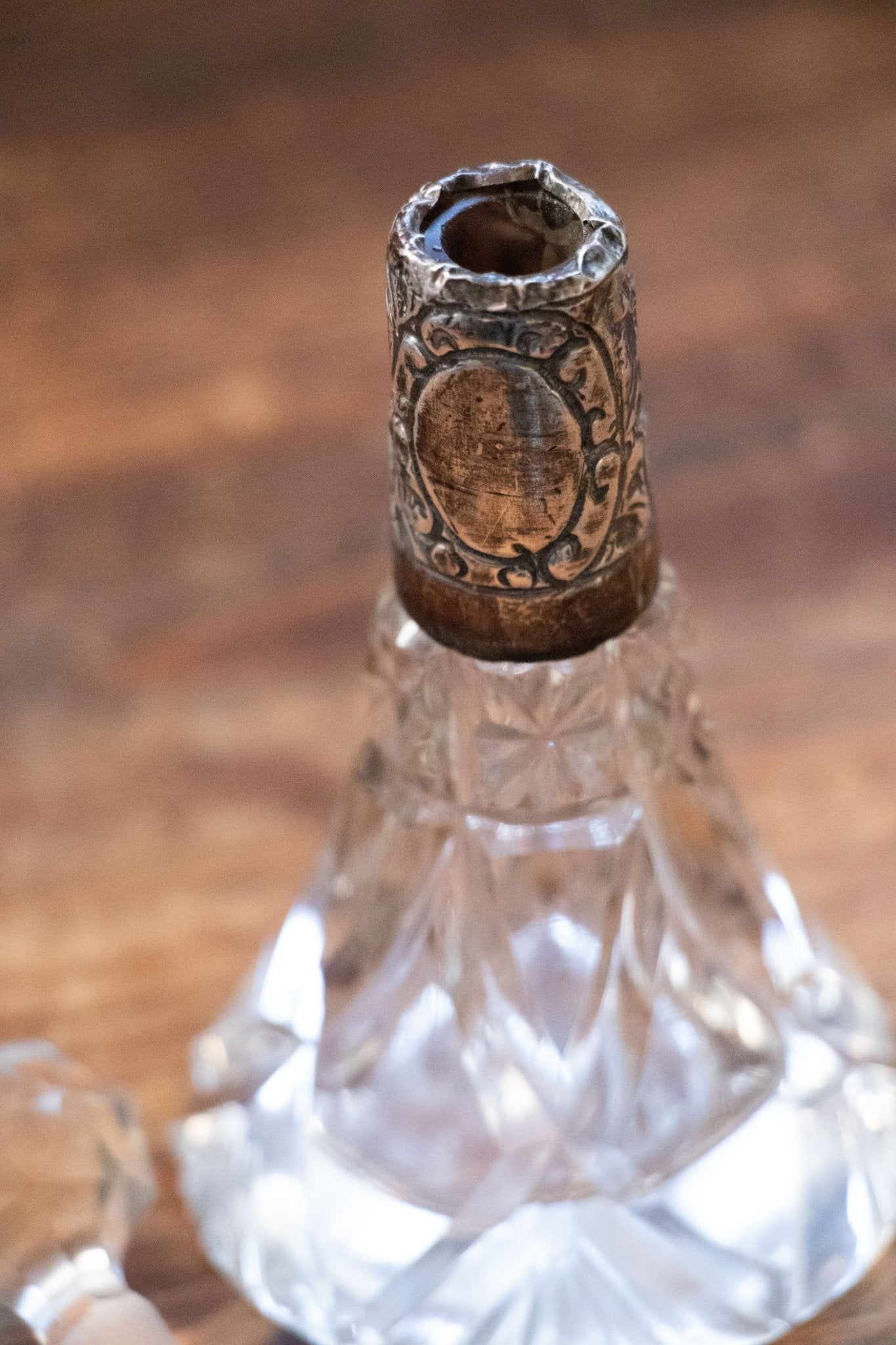 Decor - Antique Sterling & Glass Perfume Bottle - Lettuce Goods