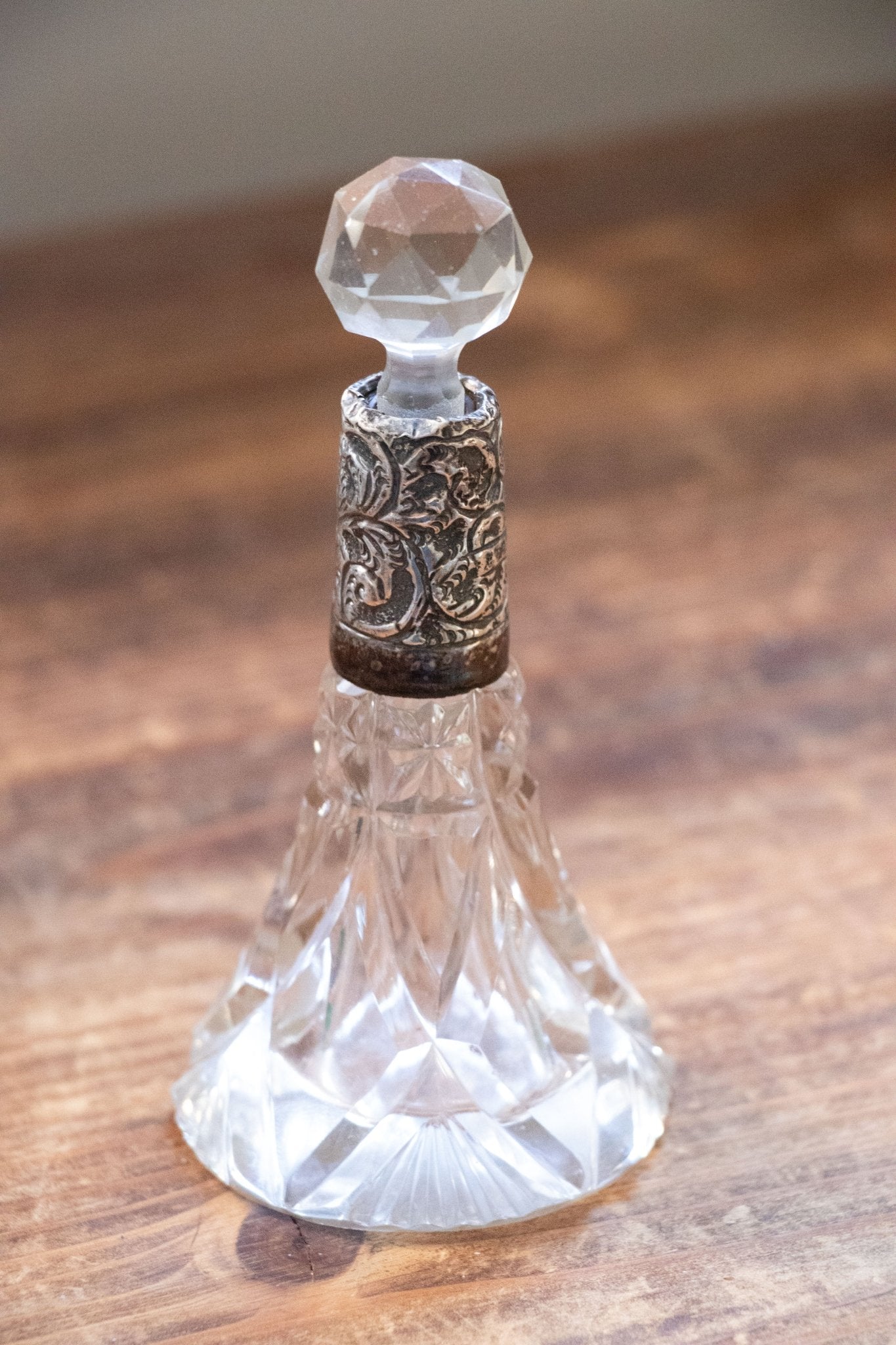 Decor - Antique Sterling & Glass Perfume Bottle - Lettuce Goods