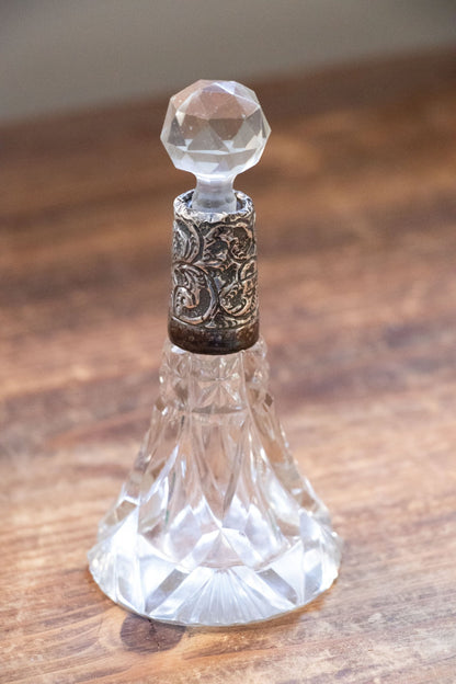 Decor - Antique Sterling & Glass Perfume Bottle - Lettuce Goods