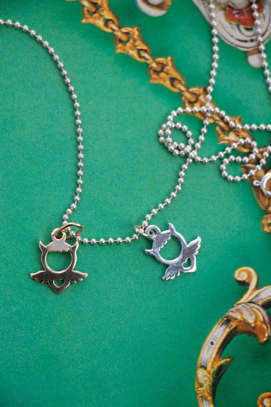 Charm - Devangel Charm in 14K Gold or Sterling Silver - Lettuce Goods