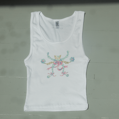 Tank Top - Kitty Tank - LETTUCE STUDIOS