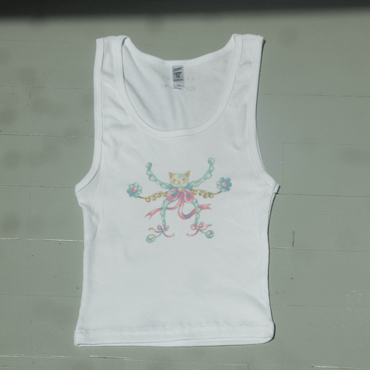 Tank Top - Kitty Tank - LETTUCE STUDIOS