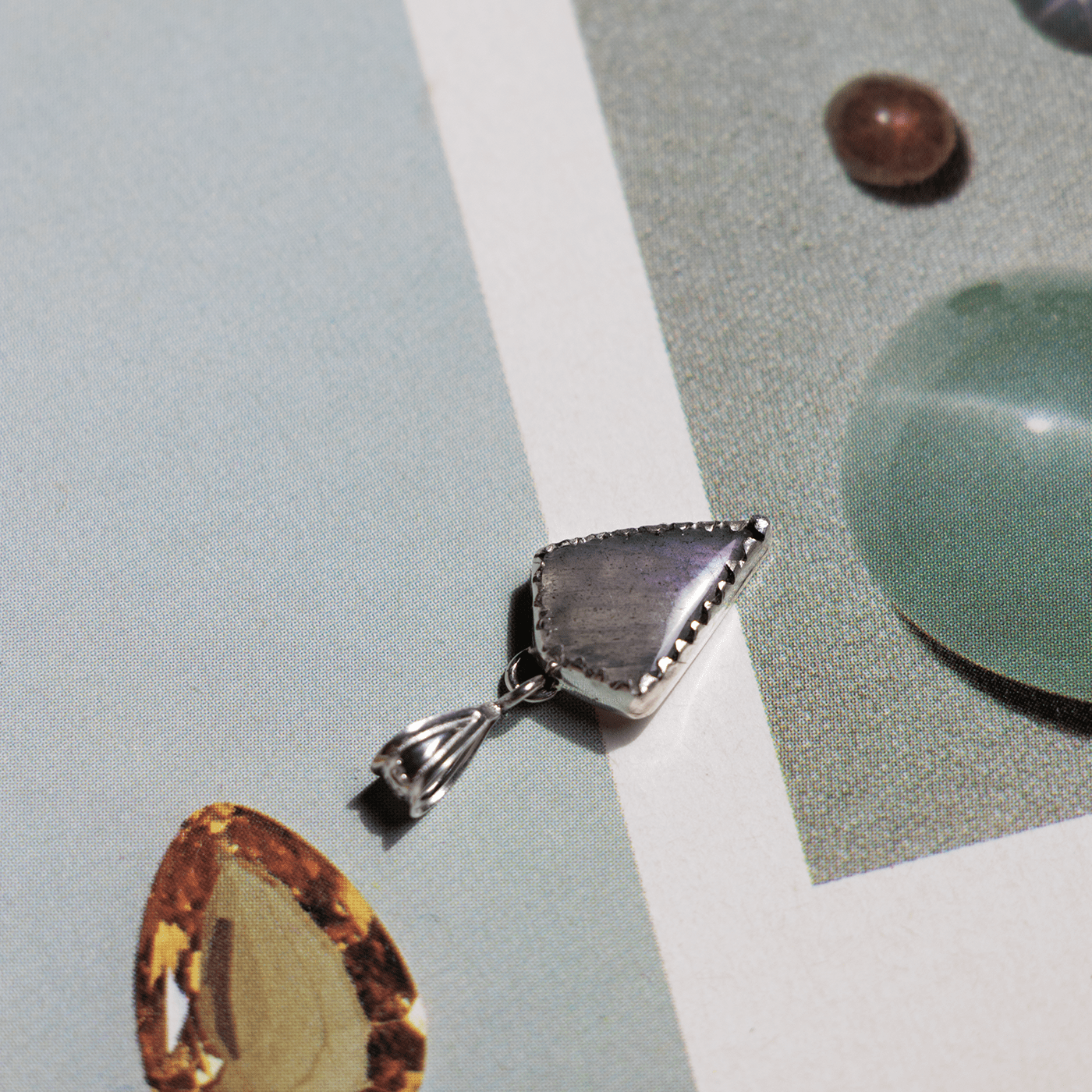 Charm - Labradorite Charm no. 1 - LETTUCE STUDIOS