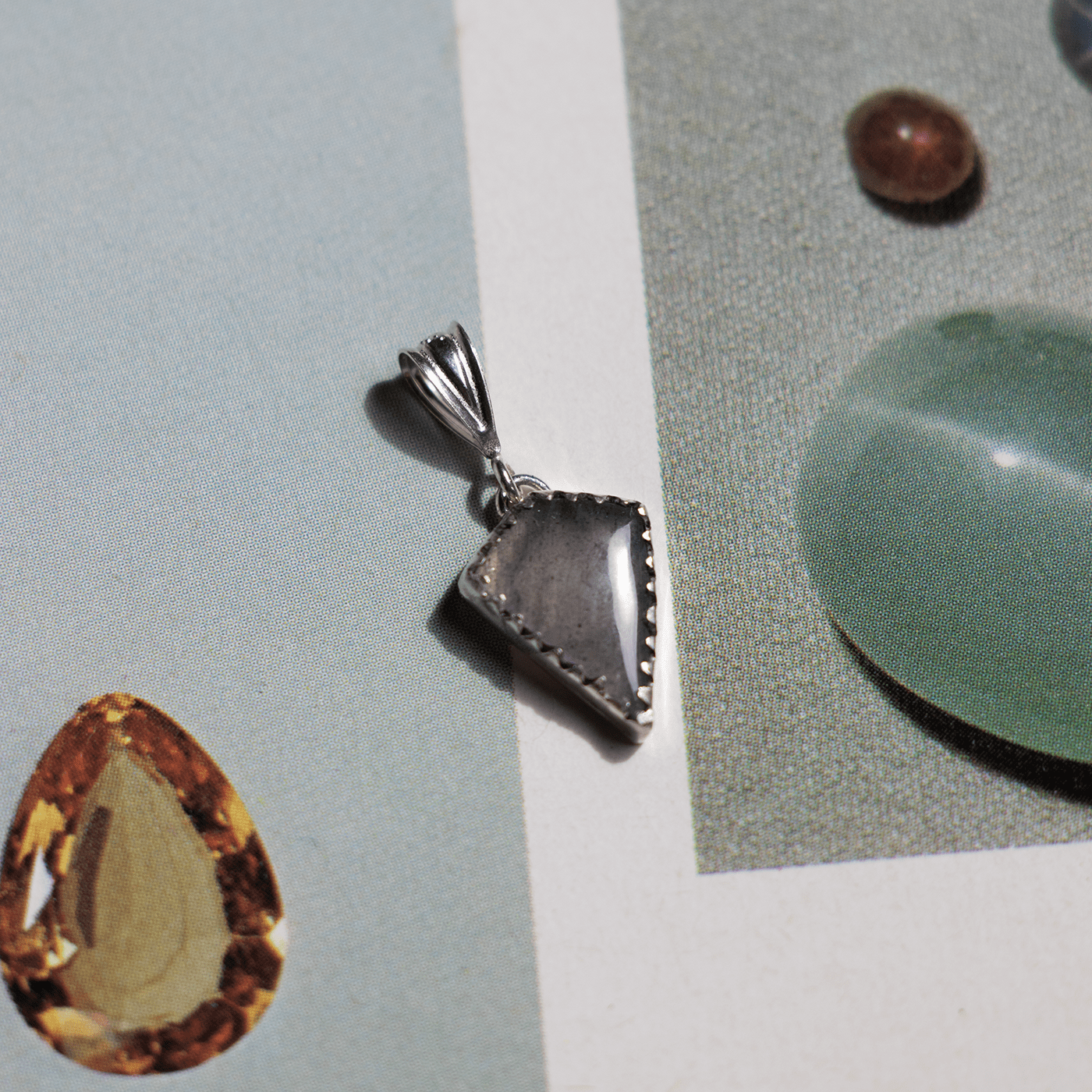 Charm - Labradorite Charm no. 1 - LETTUCE STUDIOS