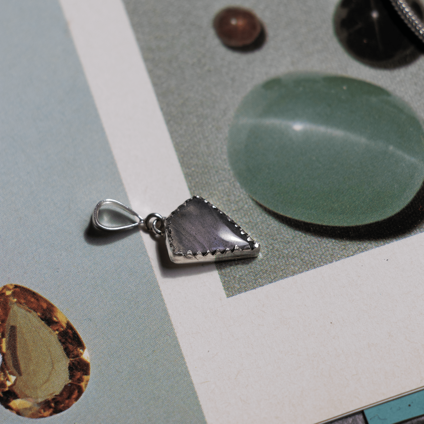 Charm - Labradorite Charm no. 1 - LETTUCE STUDIOS