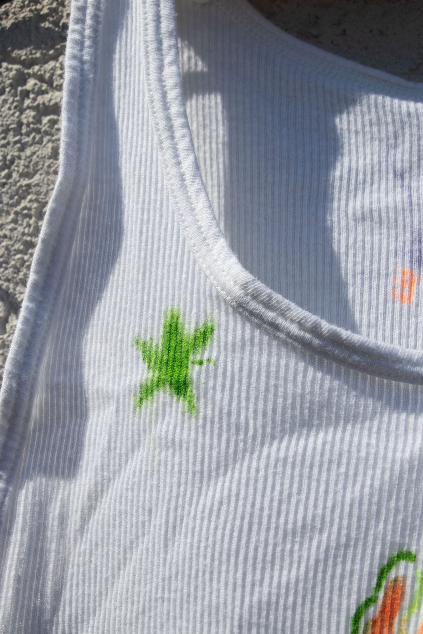 Tank Top - Lettuce Bunny Cropped Tank no. 3 - Lettuce Goods