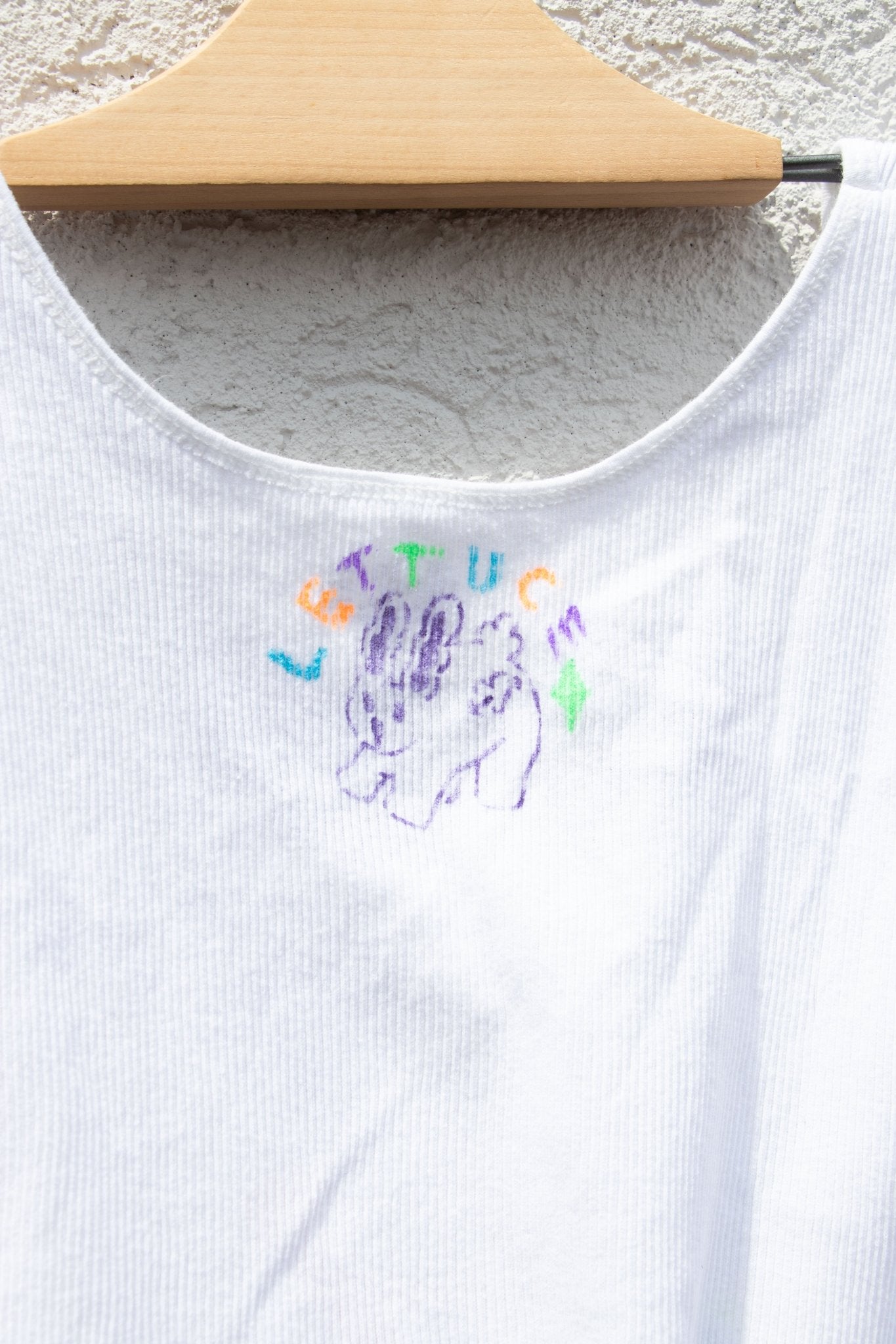 Tank Top - Lettuce Doggie Cropped Tank no. 3 - Lettuce Goods