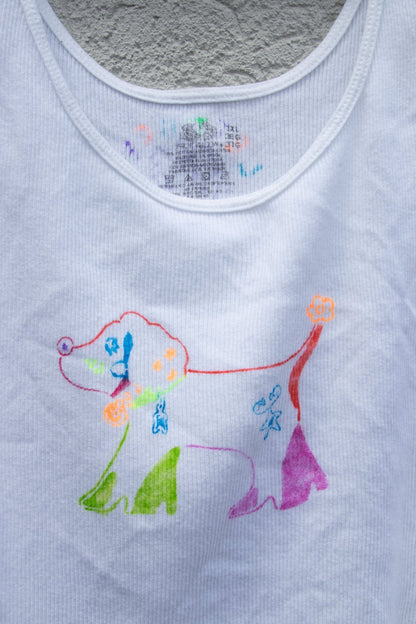 Tank Top - Lettuce Doggie Cropped Tank no. 3 - Lettuce Goods