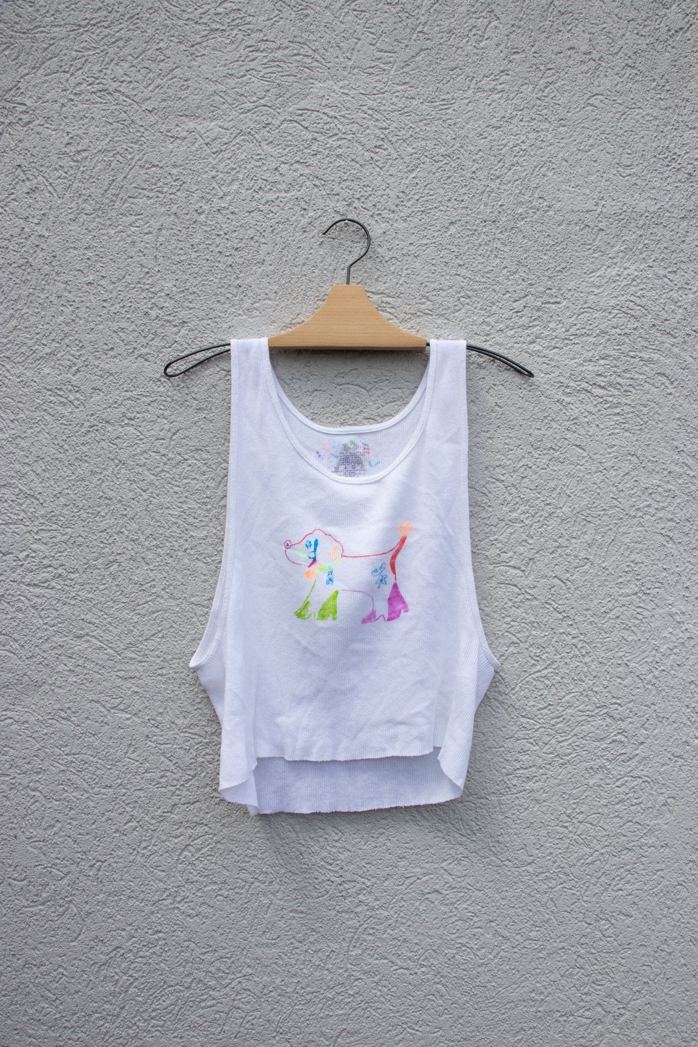 Tank Top - Lettuce Doggie Cropped Tank no. 3 - Lettuce Goods