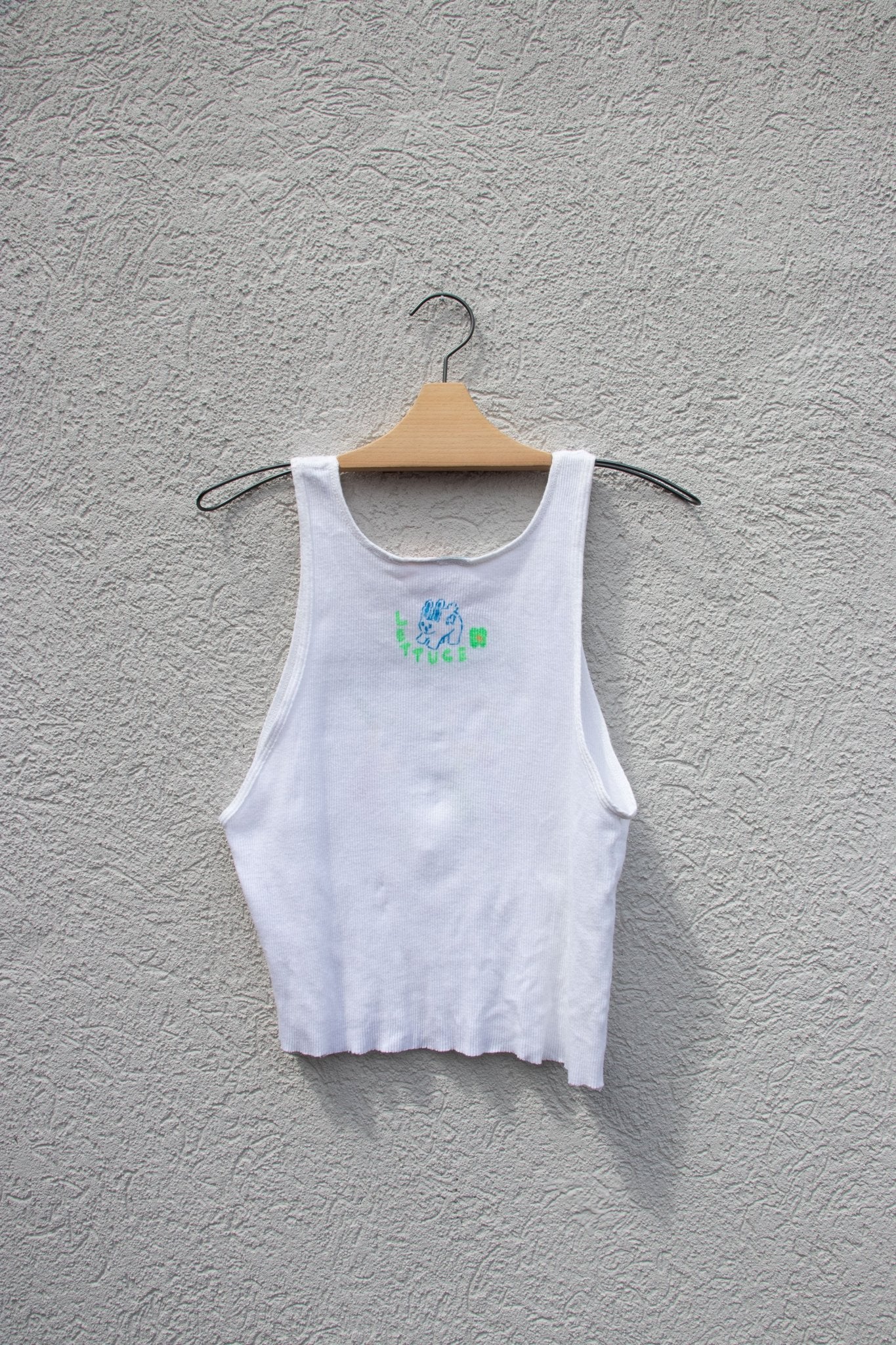 Tank Top - Lettuce Doggie Cropped Tank no. 4 - Lettuce Goods