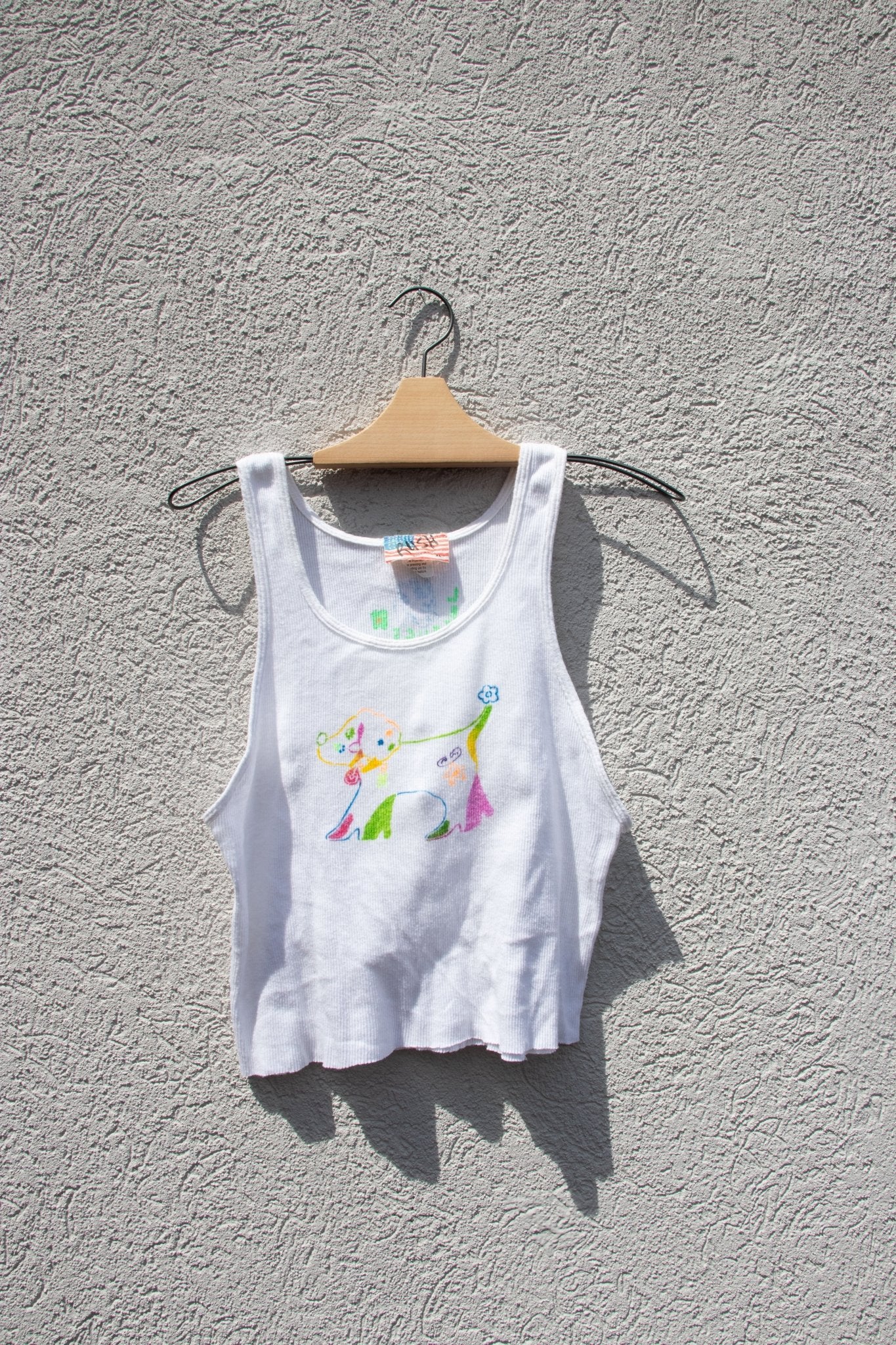 Tank Top - Lettuce Doggie Cropped Tank no. 4 - Lettuce Goods