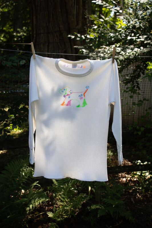 Waffle Knit Top - Lettuce Doggie Waffle Knit no. 2 - Lettuce Goods