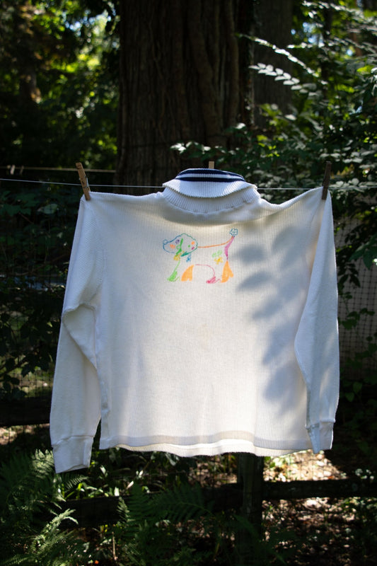 Turtleneck Sweater - Lettuce Doggie Waffle Knit Turtleneck no. 1 - Lettuce Goods
