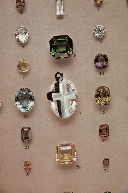 Charm - Mother of Pearl Cross Charm - 14karatdoll