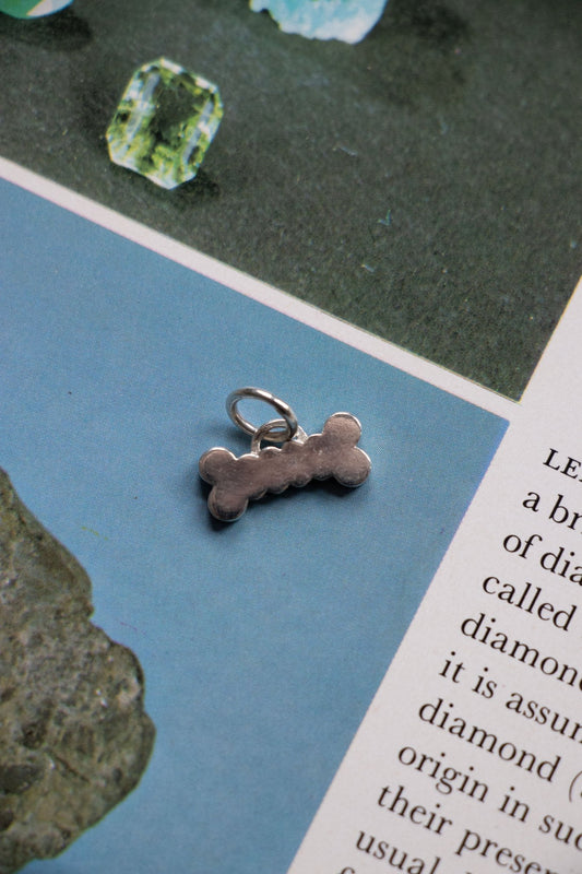 Charm - PRE - ORDER Dog Bone Charm | 14k Yellow Gold or Sterling Silver - Lettuce Goods