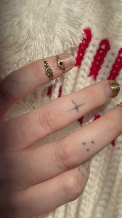 Antique 10k Baby Rings