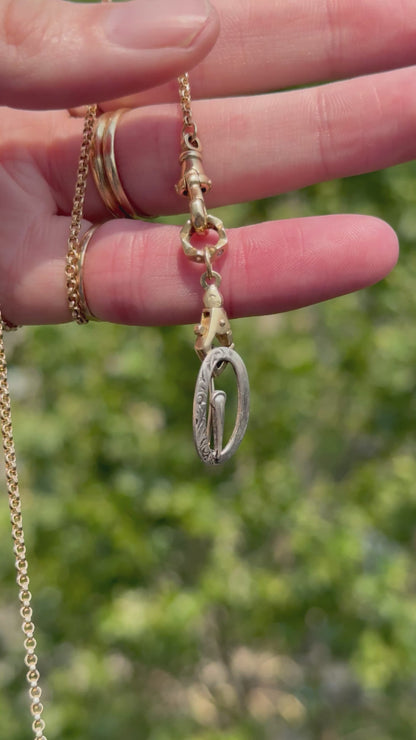 Antique Sterling Buckle Pin