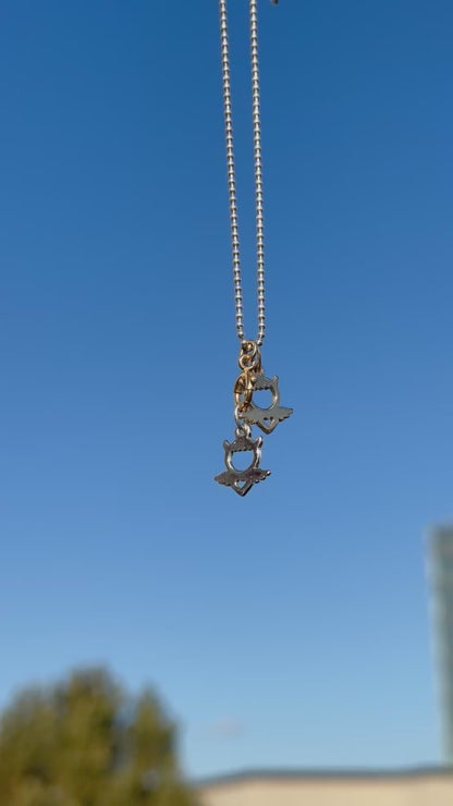 Devangel Charm in 14K Gold or Sterling Silver