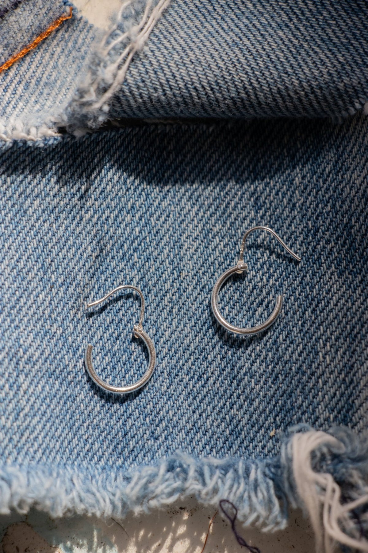 Earring - Sterling Continuous Hoop Earring - Lettuce Goods
