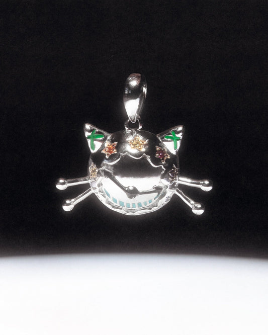 Charm - Sterling Silver Kitty Pendant - Lettuce Goods