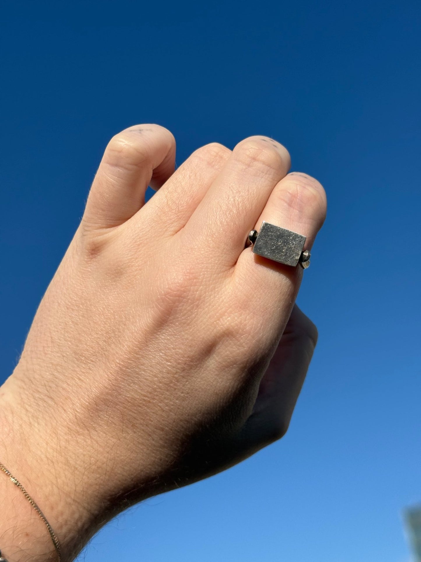 Ring - Sterling Vintage Spinner Ring - Lettuce Goods