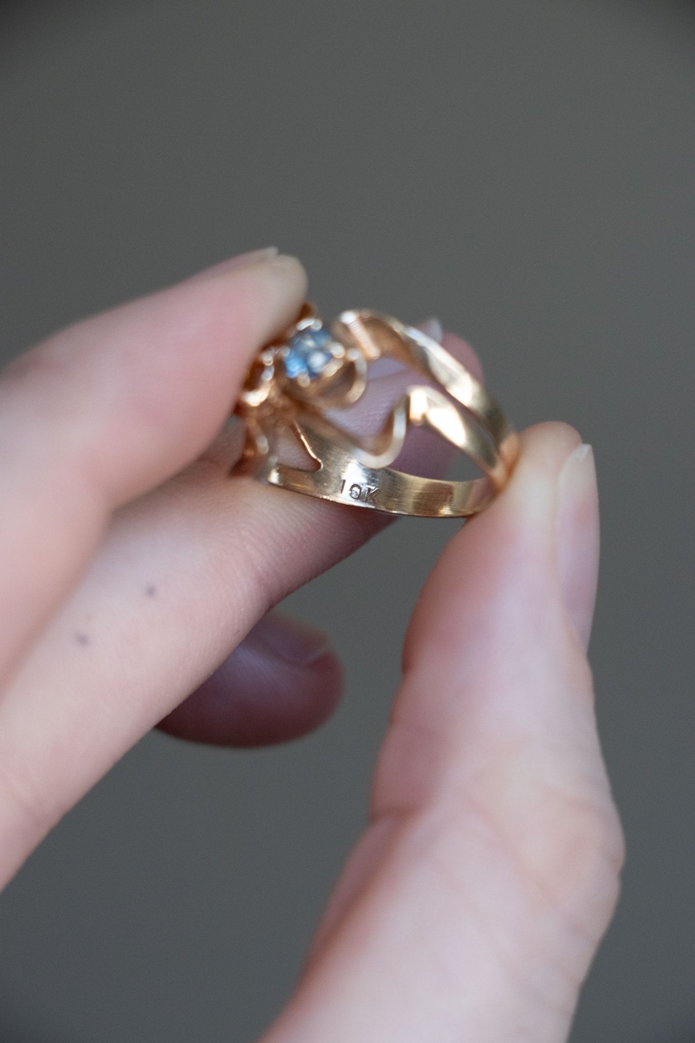 Ring - Vintage 10k Toi et Moi Ring - Lettuce Goods