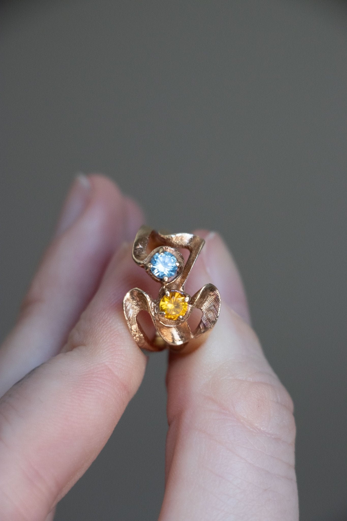 Ring - Vintage 10k Toi et Moi Ring - Lettuce Goods