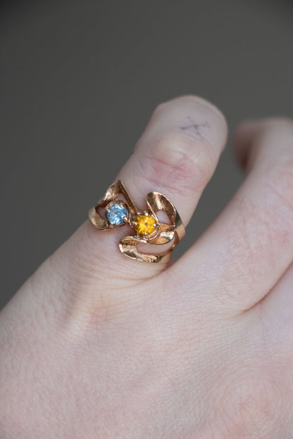 Ring - Vintage 10k Toi et Moi Ring - Lettuce Goods