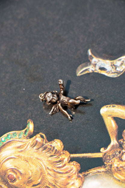 Charm - Vintage 14k Cherub Charm - LETTUCE STUDIOS