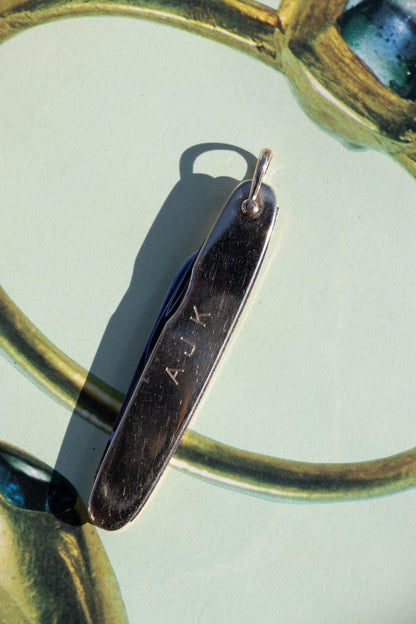 Pocket Knife - Vintage 14k Gold Pocket Knife Pendant - Lettuce Goods